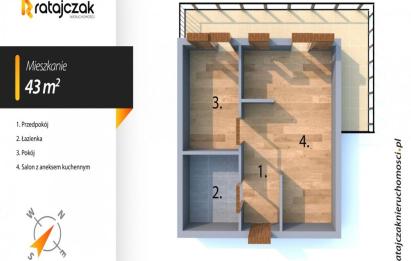 Rzut, plan Okazyjna cena Mieszkania 2-pok w Straszynie-Straszyn