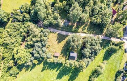 Rzut, plan Działka w spokojnym zielonym otoczeniu Szymbark-Szymbark