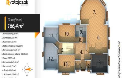 Rzut, plan DOM WOLNOSTOJĄCY 360m2 | STARZYNO | DO WYKOŃCZENIA-Starzyno