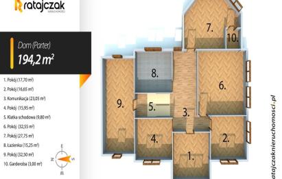 Rzut, plan DOM WOLNOSTOJĄCY 360m2 | STARZYNO | DO WYKOŃCZENIA-Starzyno