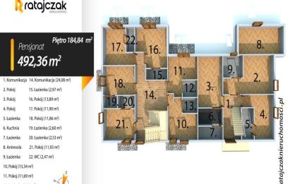 Rzut, plan 25 POK | SAUNA | HOTEL** | ŁEBA | ZNANA MARKA-Łeba