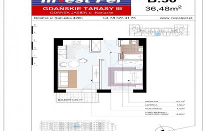 Rzut, plan III etap Gdańskich Tarasów-Gdańsk