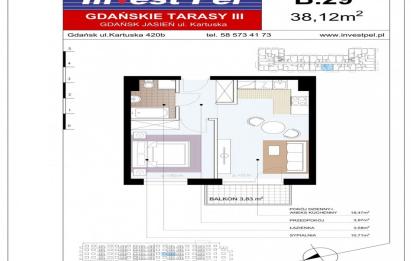 Rzut, plan III etap Gdańskich Tarasów-Gdańsk