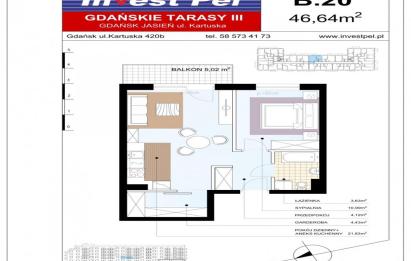 Rzut, plan III etap Gdańskich Tarasów-Gdańsk