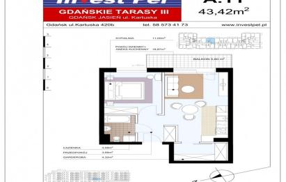 Rzut, plan III etap Gdańskich Tarasów-Gdańsk