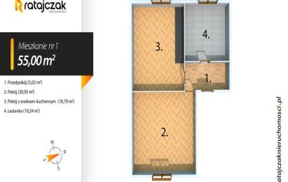 Rzut, plan KAMIENICA PO REMONCIE |3 MIESZKANIA| CENTRUM PUCKA-Puck