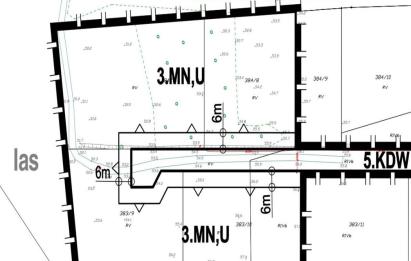 Rzut, plan DZIAŁKA INWESTYCYJNA | SASINO | LAS WIDOK NA MORZE-Sasino