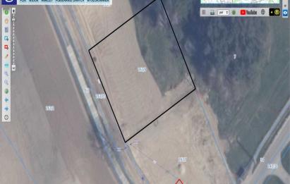 Rzut, plan Działka budowlana pod lasem | z MPZP | 1 911 m2-Zbychowo