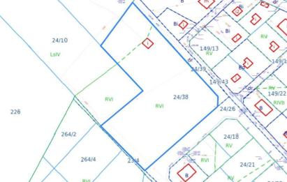 Rzut, plan DZIAŁKA Zbychowo  pod inwestycję mieszkaniową-Zbychowo