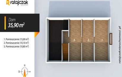 Rzut, plan Spokojna okolica  przyroda  dom z duszą-Kielno
