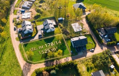 Rzut, plan Działka budowlana-Dobrzewino