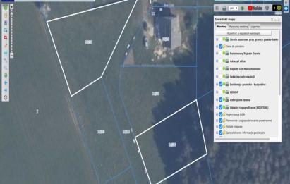 Rzut, plan Działki budowlane Zbychowo | objęte MPZP-Zbychowo