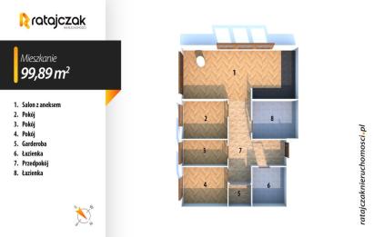 Rzut, plan Piękny apartament z panoramą Zatoki | Central Park-Gdańsk