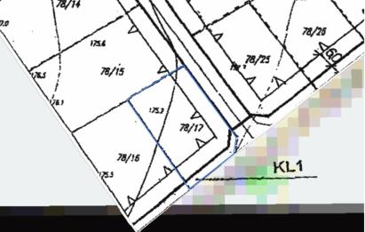 Rzut, plan Atrakcyjna działka z pełnym uzbrojeniem | Warzenko-Warzenko