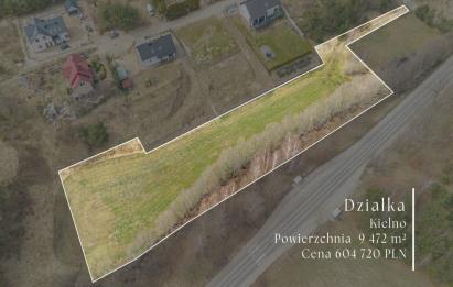 Rzut, plan Duży teren inwestycyjno-budowlany w Kielnie-Kielno