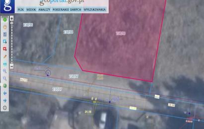 Rzut, plan 2 DZIAŁKI BUDOWLANE | UZBROJONE | ORLE | POD LASEM-Orle