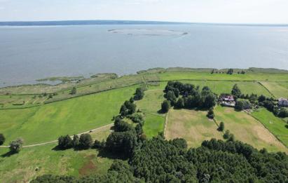 Rzut, plan Przebrno 3532 m² widok na Zalew i Wyspę Estyjską-Krynica Morska