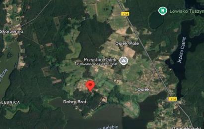 Rzut, plan Działka w Borach Tucholskich-Osiek