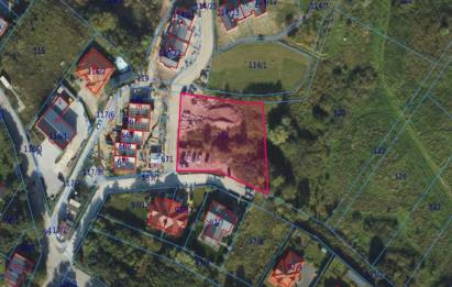 Rzut, plan Działka inwestycyjna 1900 m² | Mpzp M/U31-Gdańsk