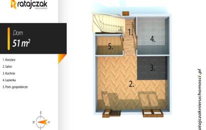 Rzut, plan Domek apartamentowy całoroczny w Jastrzębiej Górze-Jastrzębia Góra