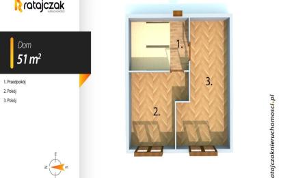 Rzut, plan Domek apartamentowy całoroczny w Jastrzębiej Górze-Jastrzębia Góra