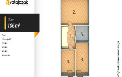 Rzut, plan Wyjątkowy  dwukondygnacyjny dom jednorodzinny-Żukowo