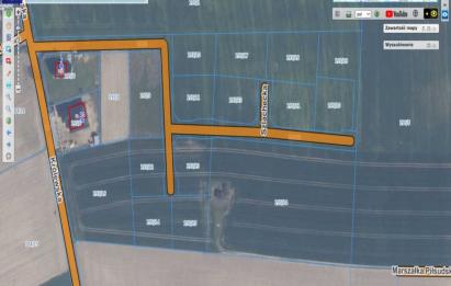 Rzut, plan Działki z odrębnymi Warunkami Zabudowy | Robakowo-Robakowo