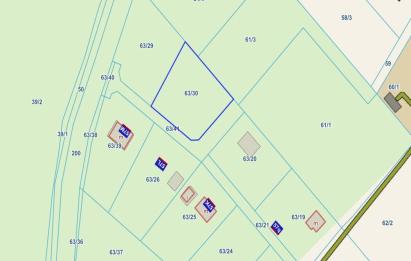 Rzut, plan Działka w Tujsku | Budowlana | Blisko szkoły-Tczew