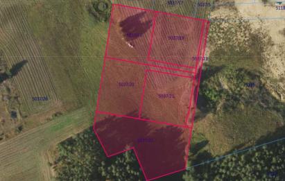 Rzut, plan Powierzchnia działek: 2069 m² - 2265 m² | Mpzp-Gdynia