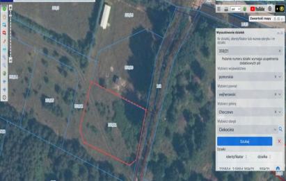 Rzut, plan Działka w malowniczym Ciekocinie! | 8 km od morza-Ciekocino