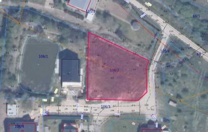 Rzut, plan Działka budowlana 952 m² | Miłocin-Miłocin