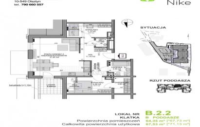 Rzut, plan Dostępność od Ręki.-Gdańsk