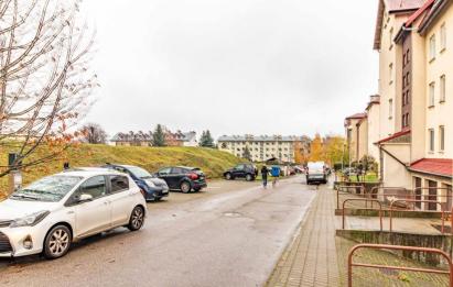 Rzut, plan Dwupokojowe mieszkanie w dobrym stanie-Gdańsk
