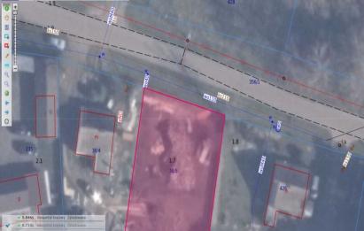 Rzut, plan DZIAŁKA BUDOWLANA POD LASEM| 5km ŁEBA | NAD MORZEM-Żarnowska