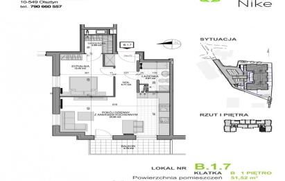 Rzut, plan Zamieszkaj komfortowo B.1.7-Gdańsk