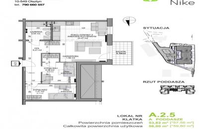 Rzut, plan Zamieszkaj komfortowo A.2.5-Gdańsk