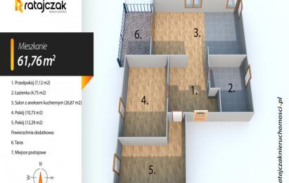 Rzut, plan 3 POK  PARTER  M.POSTOJOWE  OGRÓD  SKM  SZKOŁA-Wejherowo