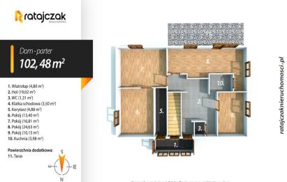 Rzut, plan Idealny na Siedzibę Firmy  Kancelarię lub Klinikę-Gdańsk