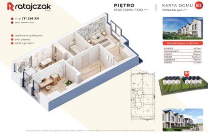 Rzut, plan Nowoczesne Domy Gowino | blisko autobus-Gowino