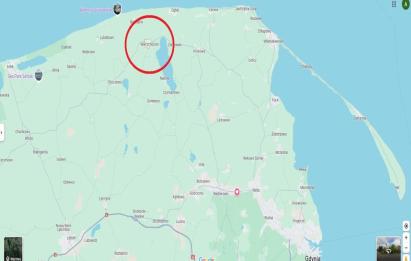 Rzut, plan UZBROJONA DZIAŁKA BUDOWLANA | WIERZCHUCINO | MORZE-Wierzchucino